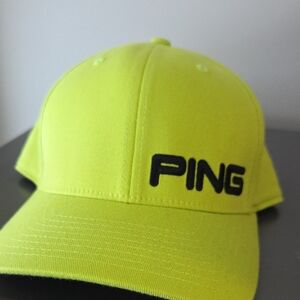 Ping Vibrant Yellow PING fitted Sports Cap